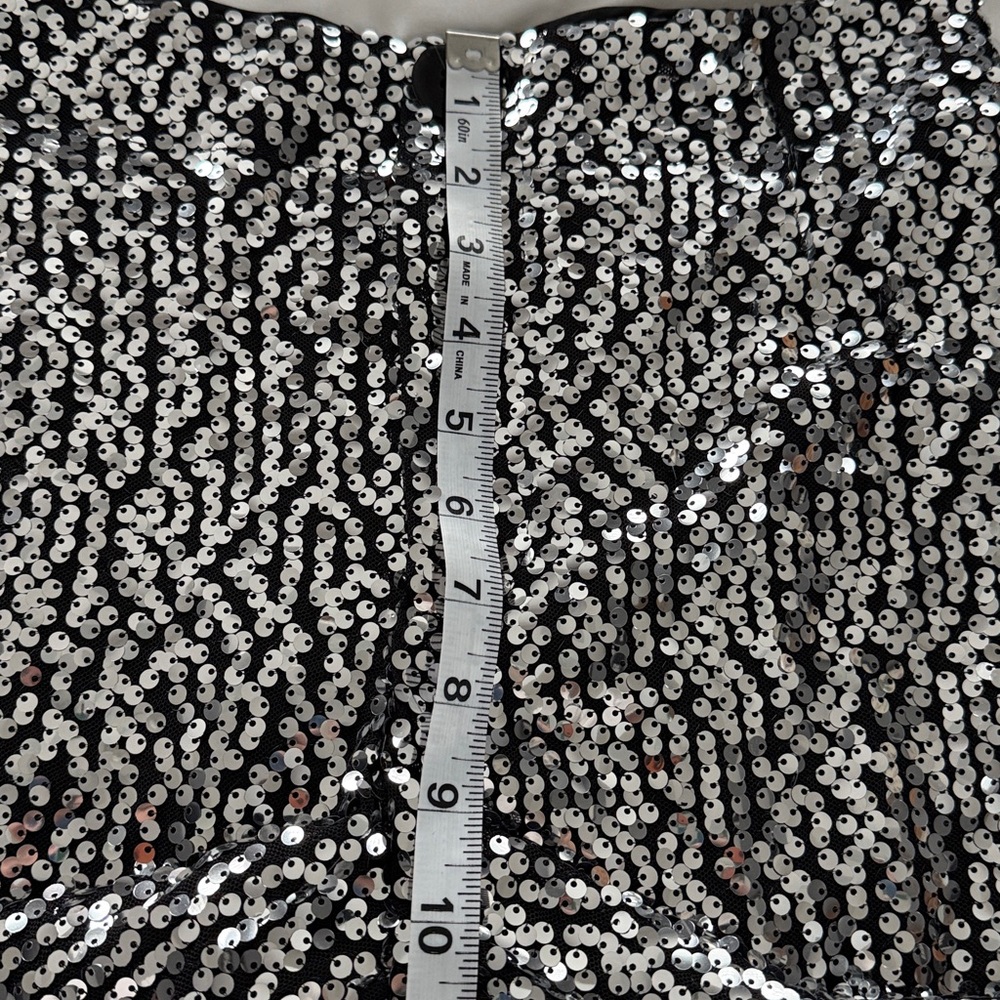 NWT Maeve by Anthropologie The Collette Cropped Wide Leg Sequin Pant Size 25 - Picture 15 of 17